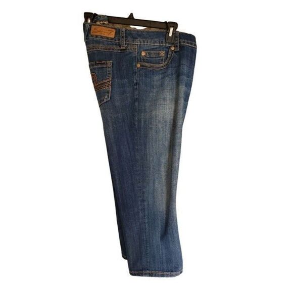 Seven7 Women's Low Rise Straight Leg Denim Cropped Jeans Size 14 NWOT - Picture 5 of 8